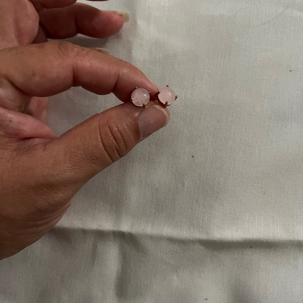Pink Stud Earrings